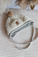 Zaffiro - Tulip Hat 100% Wool – Lamb S (0-6m) Anthracite