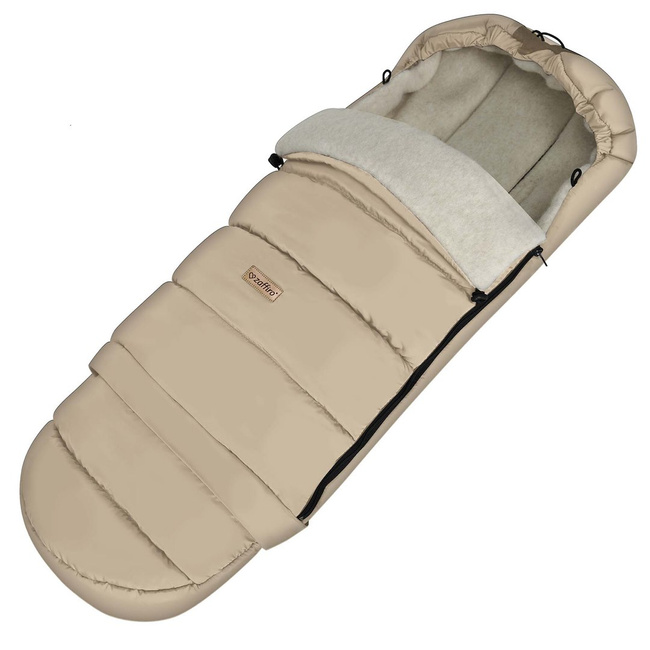 Zaffiro -  Regulowany wełniany śpiwór iGrow Aspen 0-36m Vanilla