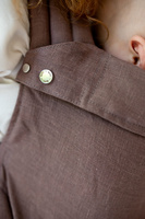 Qusy adjustable ergonomic carrier  2.0 - LINEN MOCHA MOUSSE