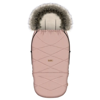 Zaffiro - Regulowany wełniany śpiwór z torbą GrowUP Aspen 0-36m - Baby Pink