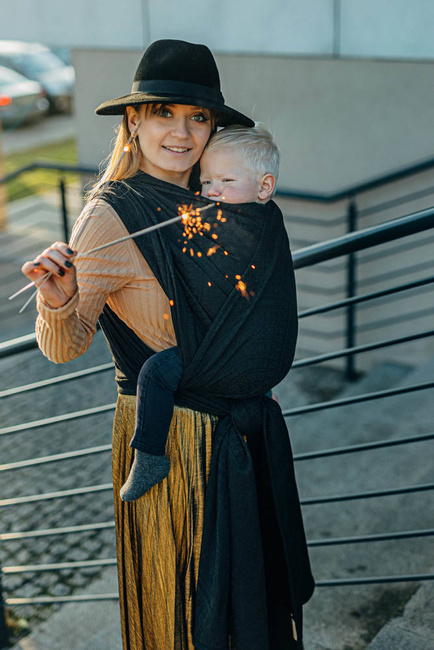 Chust tkana LennyLamb - Pawi Ogon - Pitch Black