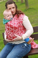 Chusta tkana Yaro Slings La Fleur Fuchsia Flame