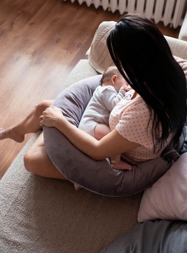Kinder Hop Wally 3 in 1 - pillow for sleeping and breastfeeding: Pink