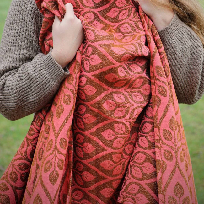 Chusta tkana Yaro Slings - La Vita Duo Pink Black Bronze Glam