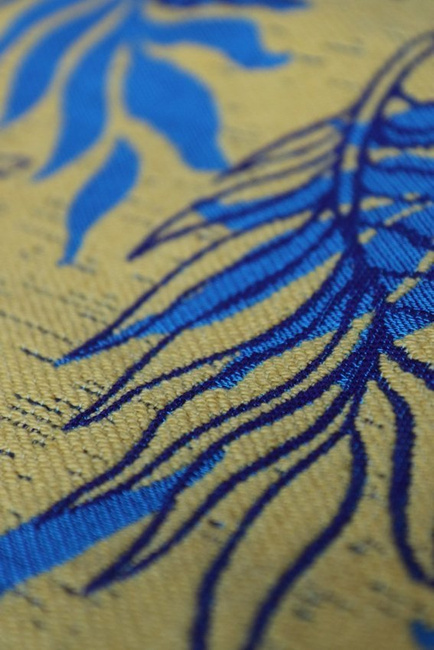 Woven Wrap Yaro Oasis Puffy Yellow Turkis Seacell