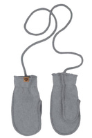 Zaffiro - Children's Mittens - Grey Premium Wool 5 months - 2 years
