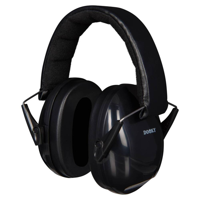 Dooky - Słuchawki ochronne Junior black 3+ (5-16l)