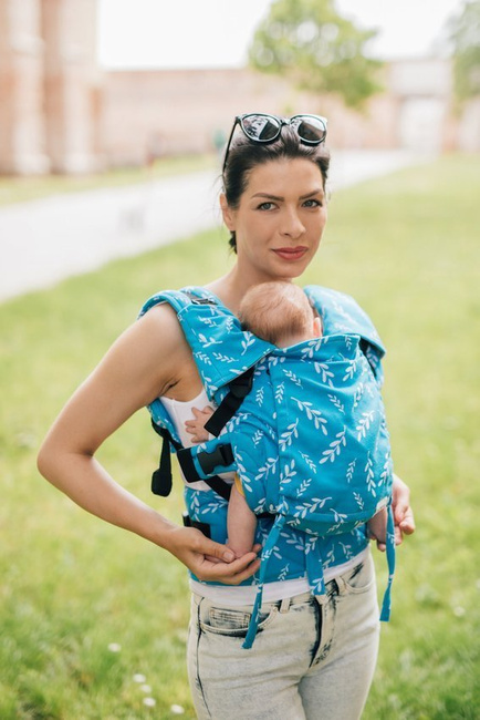 Nosidełko Be Lenka Mini - Leaves Lazure