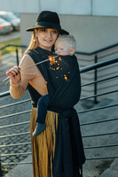 Chust tkana LennyLamb - Pawi Ogon - Pitch Black