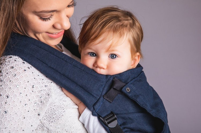 Half Buckle EverySlings Click&Tie soLinen Navy