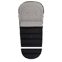 Zaffiro - Śpiwór do wózka iGrow 4.0 Szara Wełna premium + Czarny