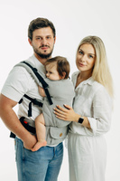 Ergonomiczne nosidełko regulowane - LennyUpGrade Pro: Mała Jodełka Szara