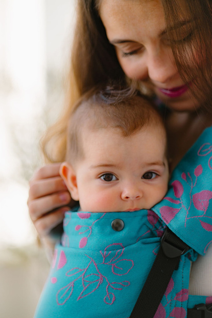 Baby carrier Kavka MultiAge Pro: Sakura Eucalyptus Cotton/Tencel