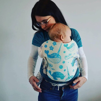 Nosidełko hybrydowe Mimi.EM - Lolly Wovens Sea Unicorn Breeze/Luna Dream Little Hearts