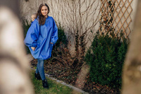 Płaszczyk przeciwdeszczowy LennyLamb - Niebieski