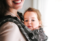 Nosidełko Kavka Multi-age: Black Braid Bamboo