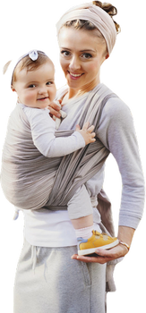 Chusta tkana Little Frog - Kwarc