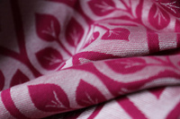 Chusta tkana Yaro Sling - La Vita Duo Fuchsia White Tencel Seacell