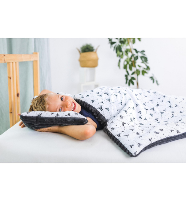 Kocyk Minky (Strzałki) 80cm x 100cm