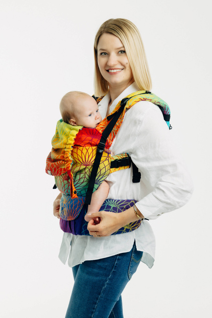 LennyLamb Baby carrier: LennyUpGrade: Rainbow Lotus