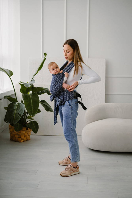 Nosidełko Kavka Handy - Ink Braid Cotton