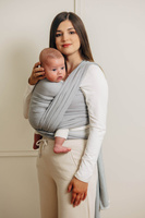 Basic Line Baby Sling Lenny Lamb - Little Herringbone Grey