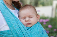 Chusta tkana Beloved Slings Linen & Silk Maze