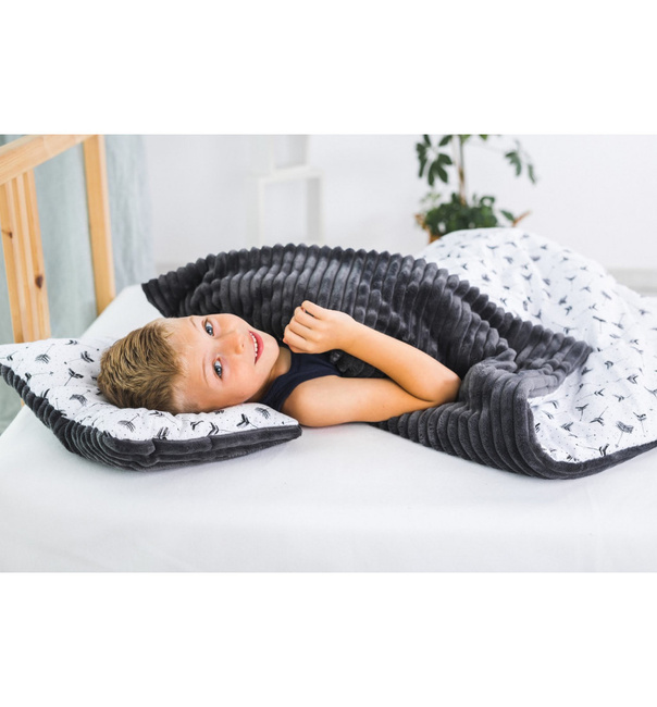 Kocyk Minky (Strzałki) 80cm x 100cm