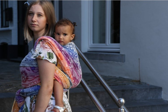 Chusta tkana Yaro Slings Mirage Waffle Towel Havana Grad Viscose Modal