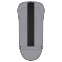 Zaffiro -  Regulowany wełniany śpiwór iGrow Aspen 0-36m Steel Grey