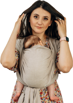 Basic Line Baby Sling LennyLamb - Peanut Butter