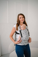 Nosidełko Kavka MultiAge Magnetic: Grey Dots Print