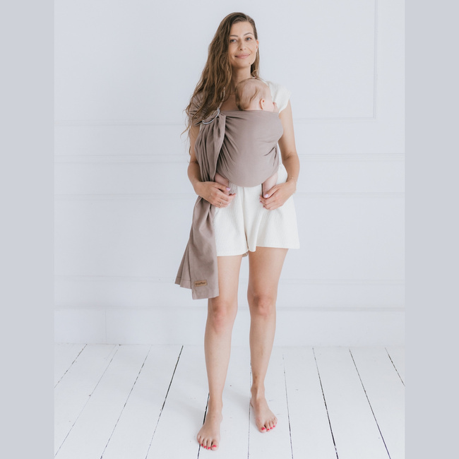 Zaffiro Ring Sling Hug Me - Roma: Latte