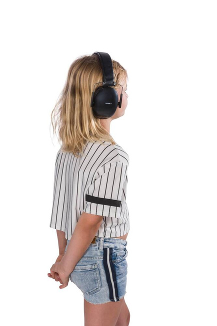 Dooky - Słuchawki ochronne Junior black 3+ (5-16l)