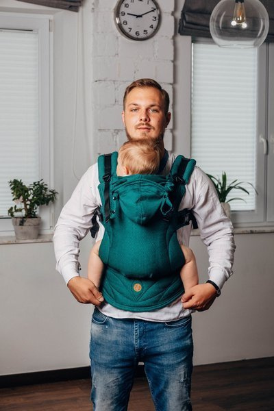 Moje drugie nosidełko LennyLamb - LennyGo Szmaragd
