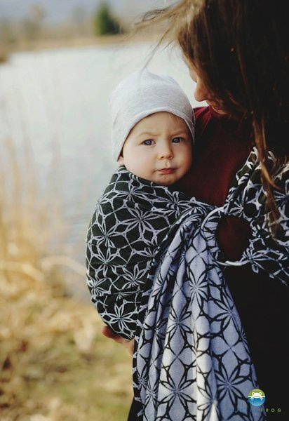 Little Frog Ring Sling - Carbon Edelweiss