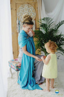 Chusta kółkowa Little Frog - Akwamaryn