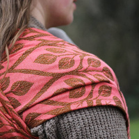 Chusta tkana Yaro Slings - La Vita Duo Pink Black Bronze Glam