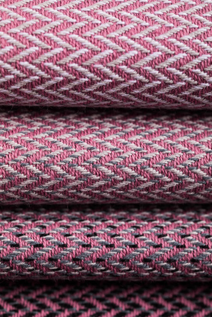 Chusta kółkowa LennyLamb - Jodełka Ombre Róż