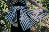 Chusta tkana Sensimo Slings - Flamingos Light