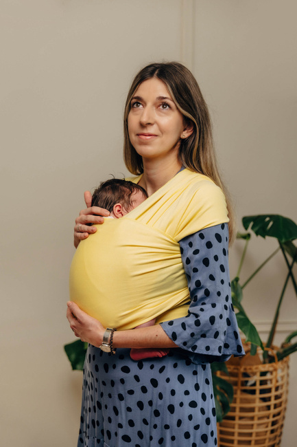 LennyLamb Stretchy/Elastic Baby Sling - Sunbeam (5m.)