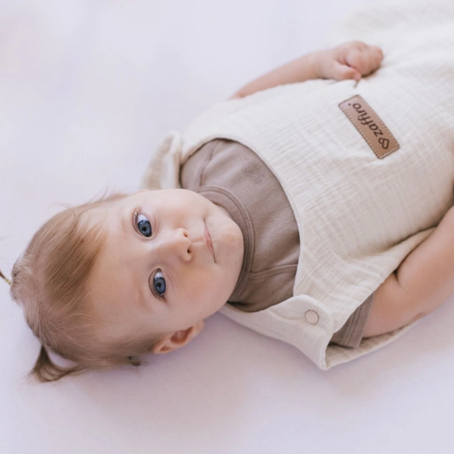 Zaffiro - Zaffiro Full Muslin Sleeping Bag 0.5 TOG 0–6m