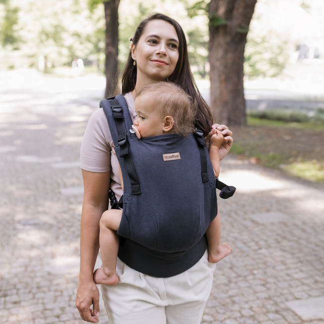 Zaffiro - baby carrier BabyGrow Roma: Anthracite