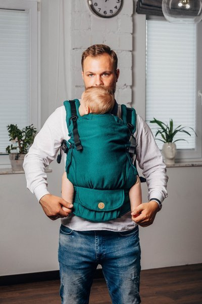 Lenny Lamb Baby carrier: LennyUpGrade Emerald