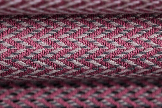 Chusta kółkowa LennyLamb - Jodełka Ombre Róż