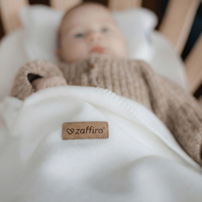Zaffiro - Oslo Cotton Blanket 75x100, milk