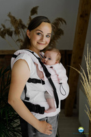 Nosidełko Little Frog Linen Prime - Light Pink