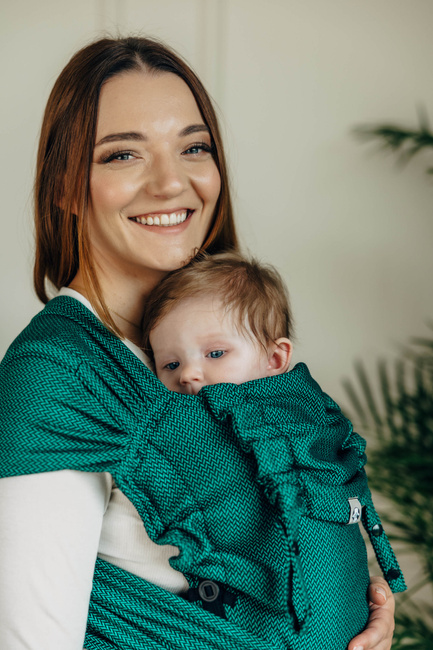 LennyHybrid Half Buckle Carrier - Basic Line Emerald
