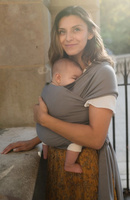Boba Wrap Stretchy/Elastic Baby Sling - Dark Grey (5m.)