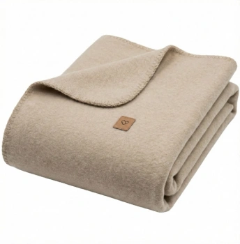 Zaffiro - Oslo Cotton Blanket 75x100, beige